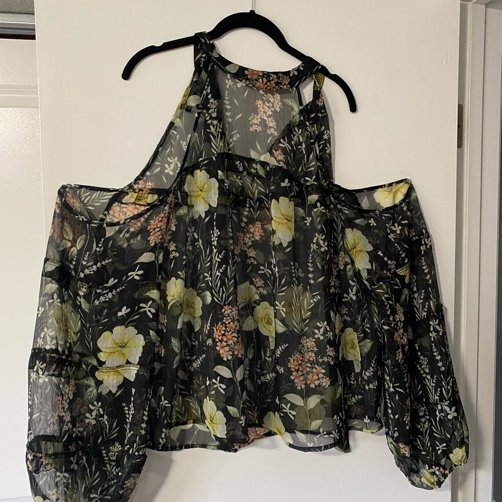 Forever21 Open Shoulder Blouse